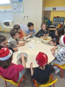 Cuisine de Noël entre classes binômes